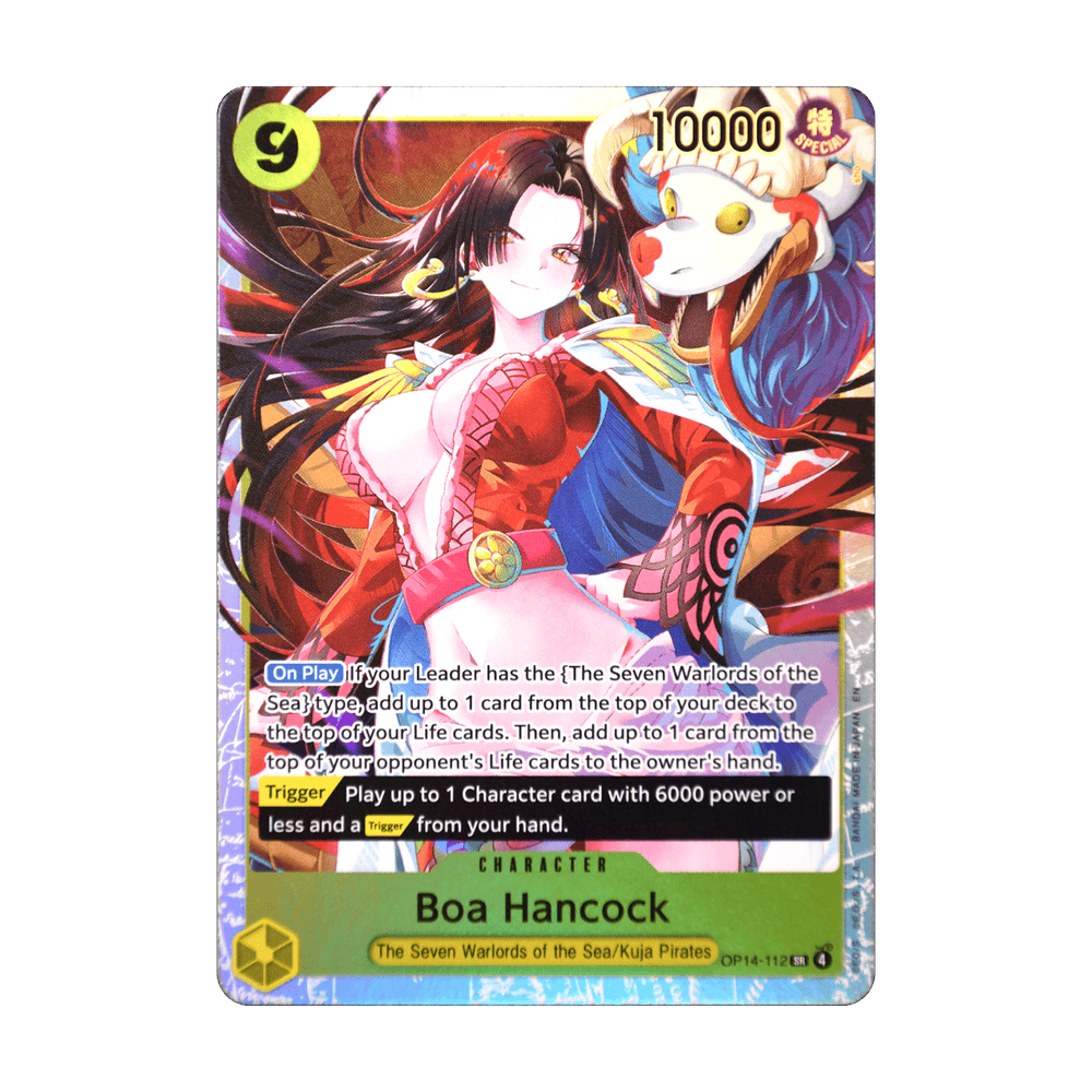Boa Hancock OP14-112, cara de la carta