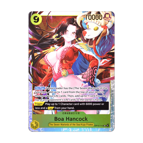 Boa Hancock OP14-112, cara de la carta