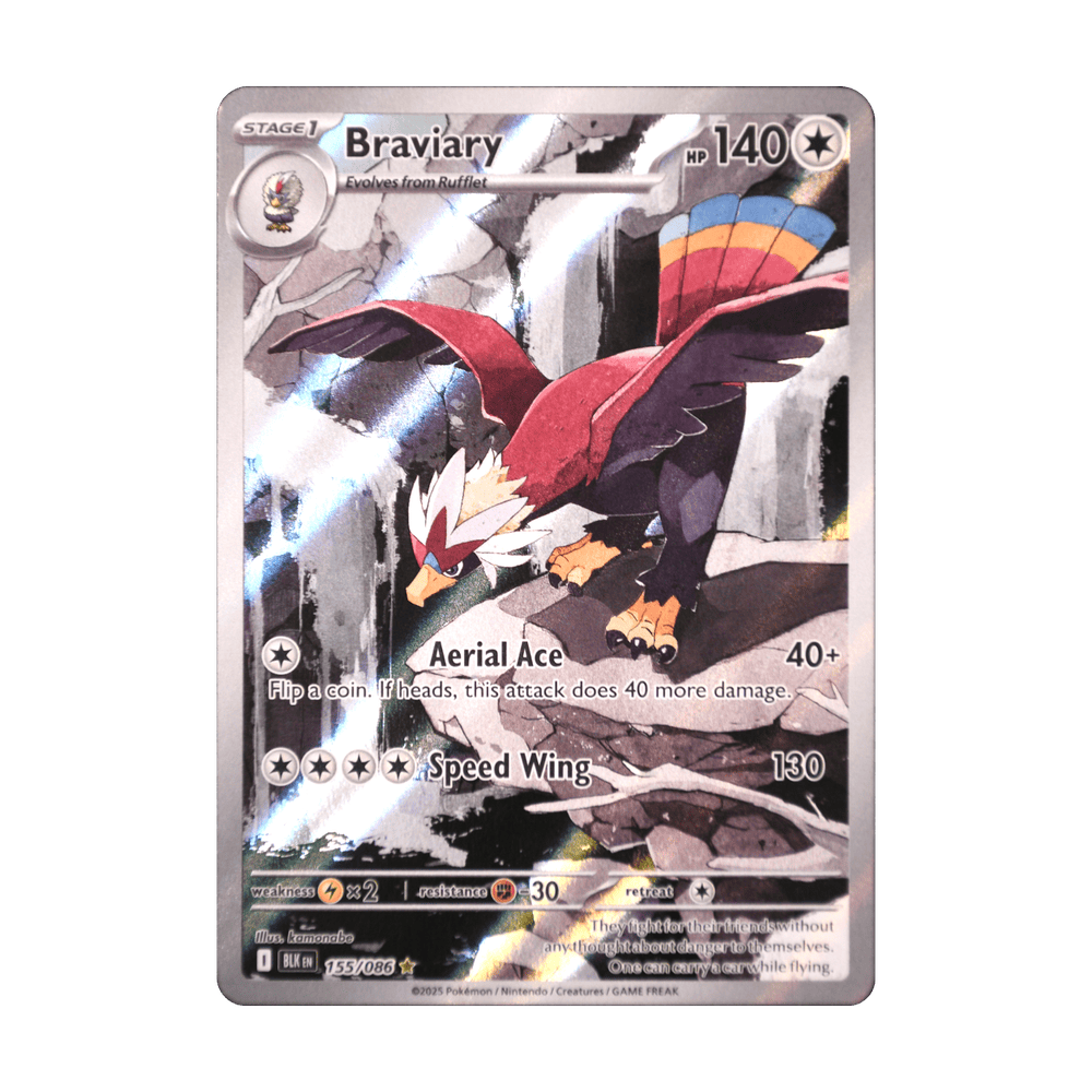 Braviary 155/086, cara de la carta