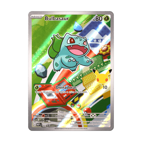 Bulbasaur 037, cara de la carta