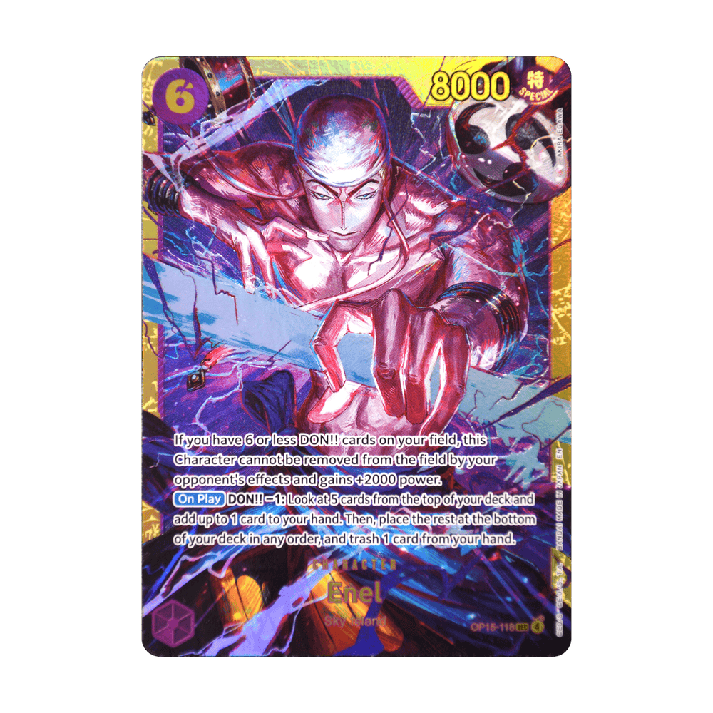 Enel OP15-118, cara de la carta