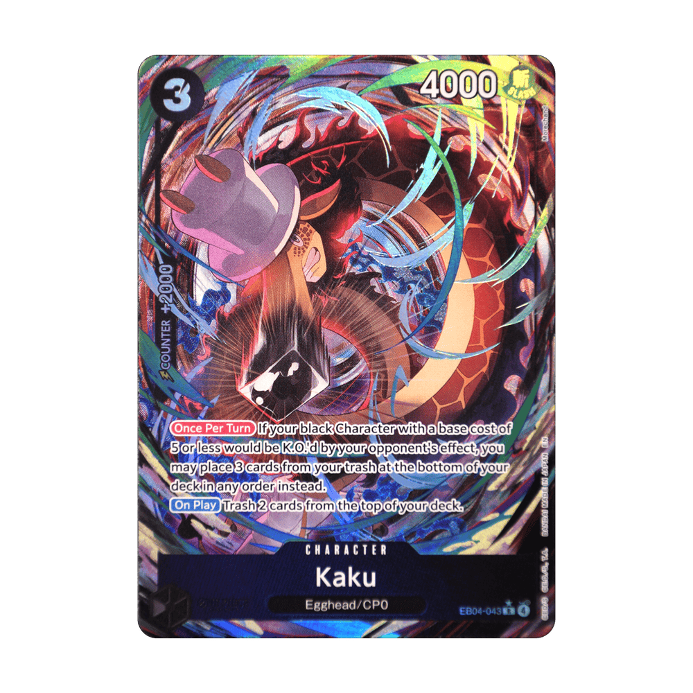 Kaku (Alternate Art) EB04-043, cara de la carta