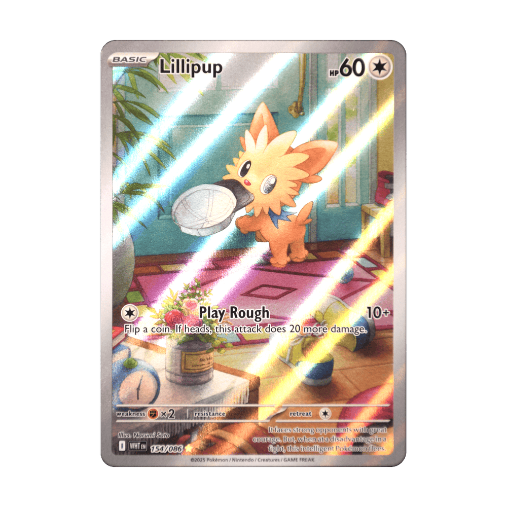 Lillipup 154/086, cara de la carta