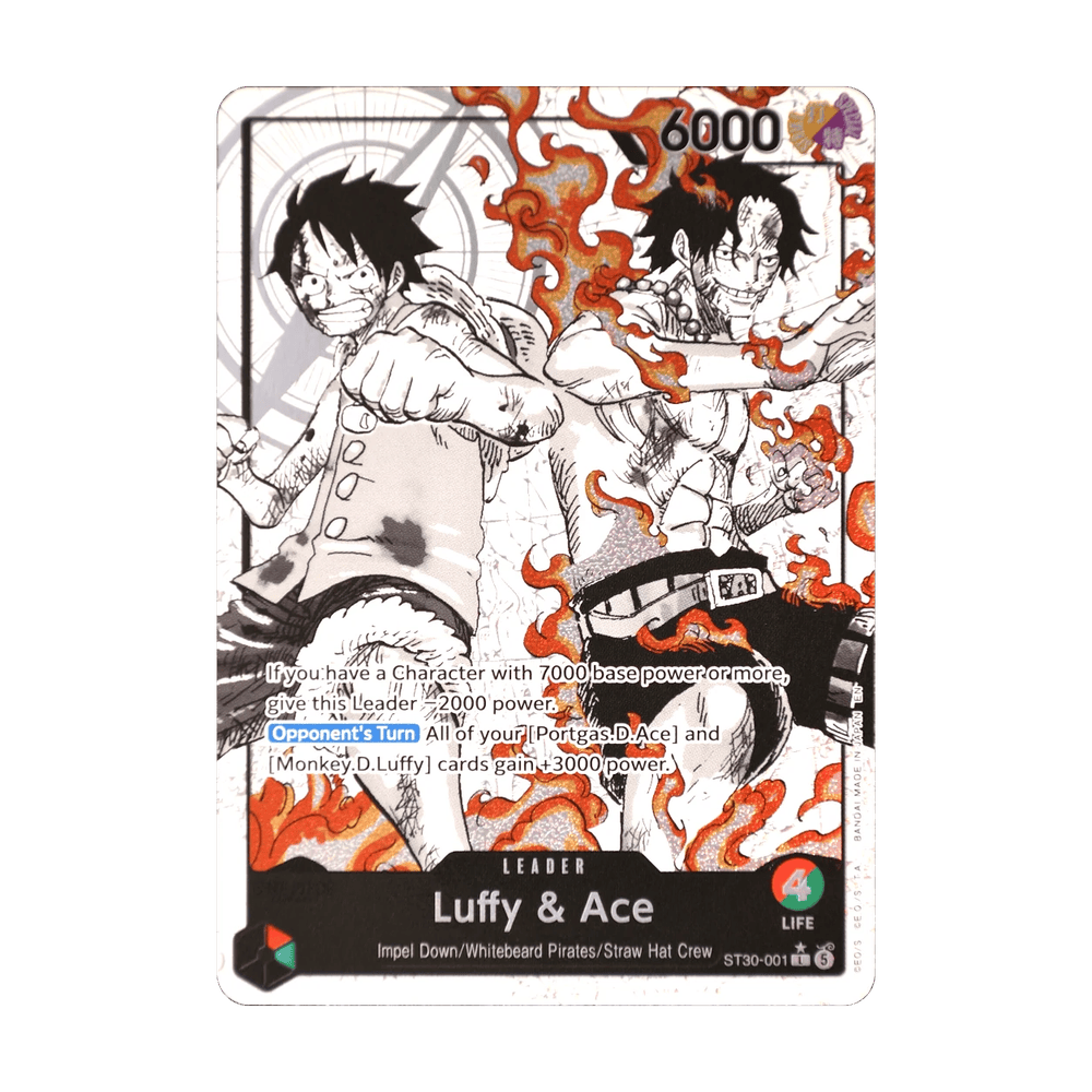 Luffy & Ace (Parallel) ST30-001 · One Piece