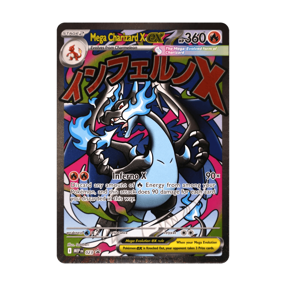 Mega Charizard X ex 023 · Pokémon Mega Evolution Promos