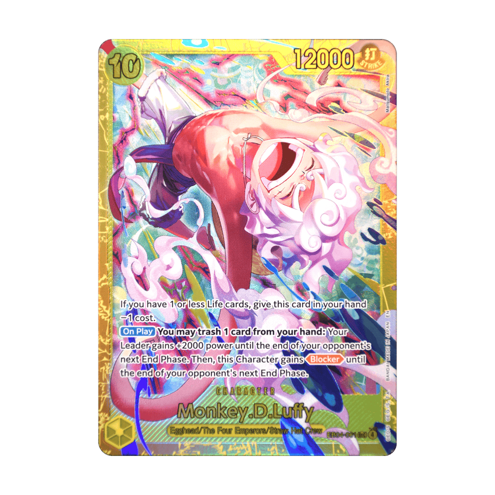 Monkey.D.Luffy (SEC) EB04-001, cara de la carta