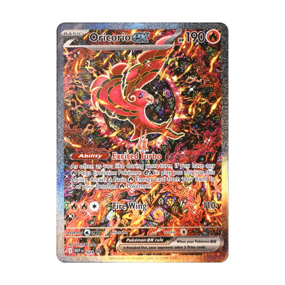 Oricorio ex 024, cara de la carta