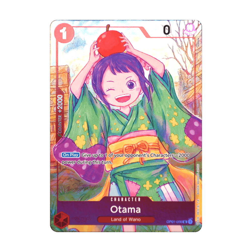Otama (Alternate Art) OP01-006, cara de la carta