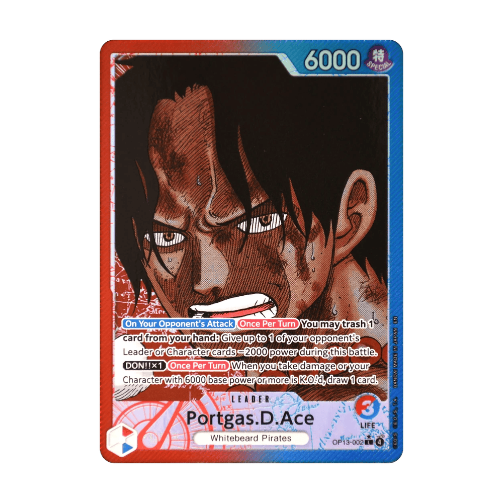 Portgas.D.Ace (Alternate Art) OP13-002 · One Piece