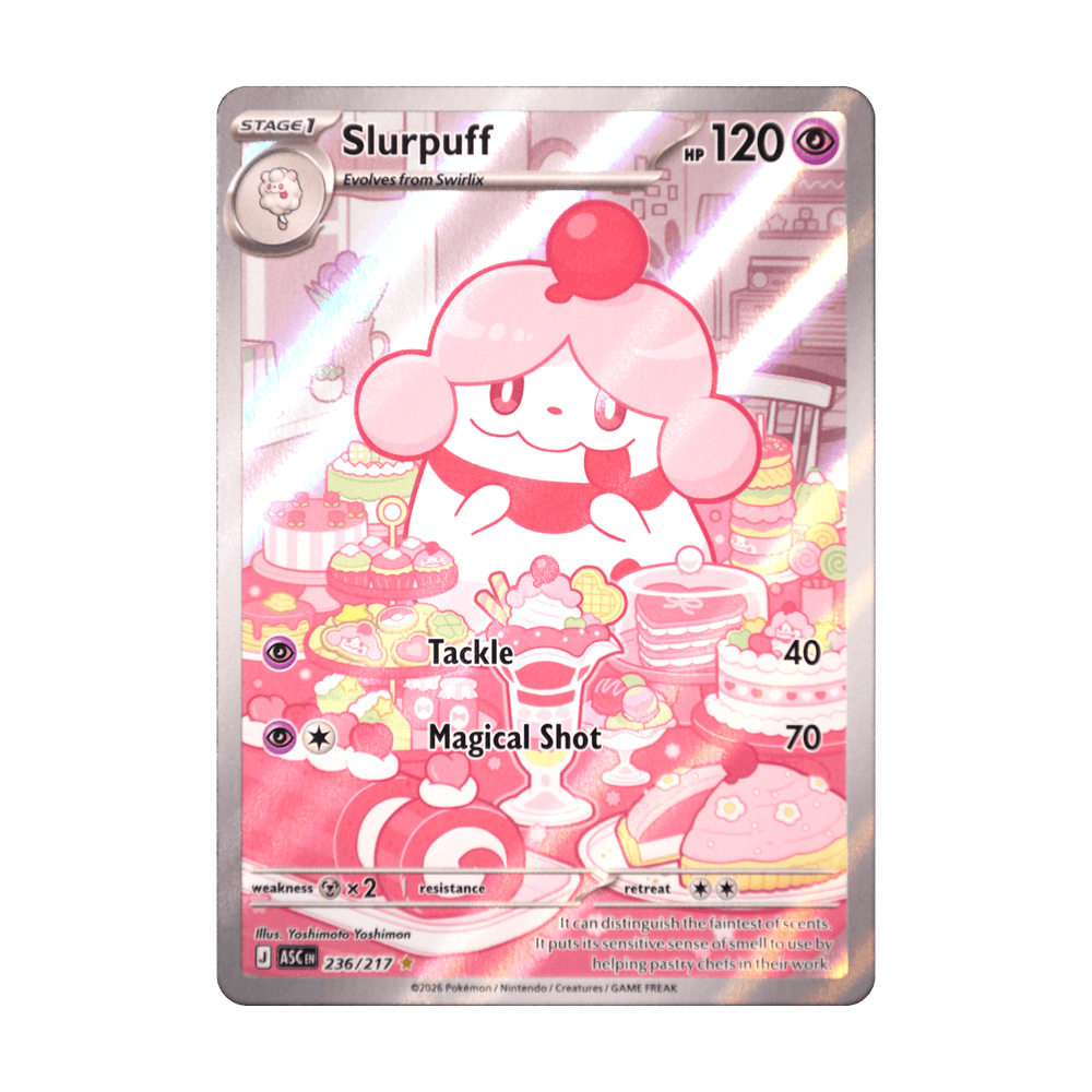 Slurpuff 236/217, cara de la carta