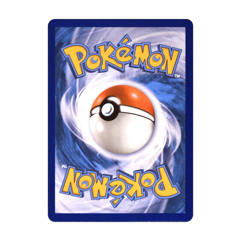Team Rocket's Moltres ex 229/182, dorso de la carta